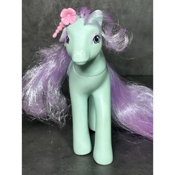 80’s Hasbro My Little Pony Daisy Dancer W/ Hair Clip - Violin And Music - Picture 7 of 8